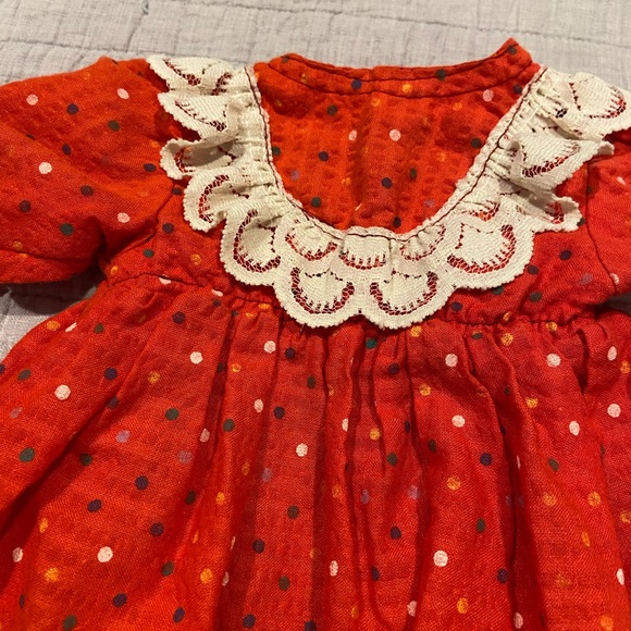 Handmade Vintage Doll Dress – Fisher Price “My Friend” Style – Unfinished - Picture 2 of 3